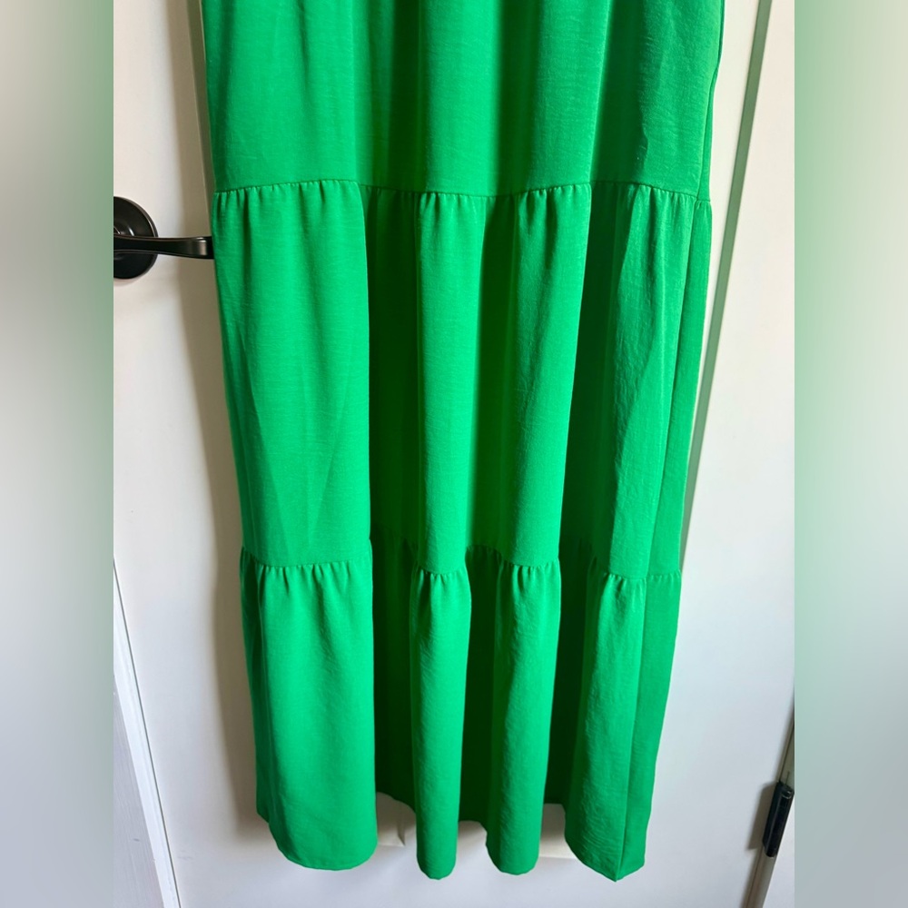 NWT Monteau Long Green Maxi Dress Small - Picture 4 of 5